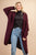 Long Sleeve Bulky Textured Sweater Open Cardigan. Explore Now!