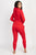 Two Piece Pullover Crop Hoodies Solid High Waisted Solid Jogger Set